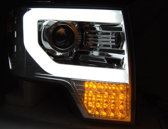 Кристални фарове FORD F150 (2008-2014) - хром