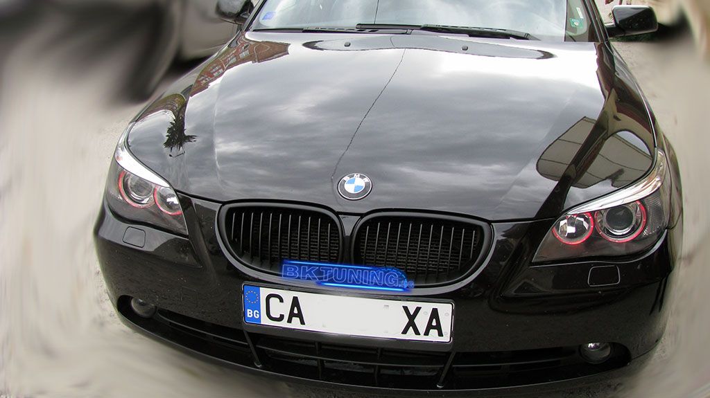 Решетки за  BMW E60 (2003-2010) - черни с широки ребра