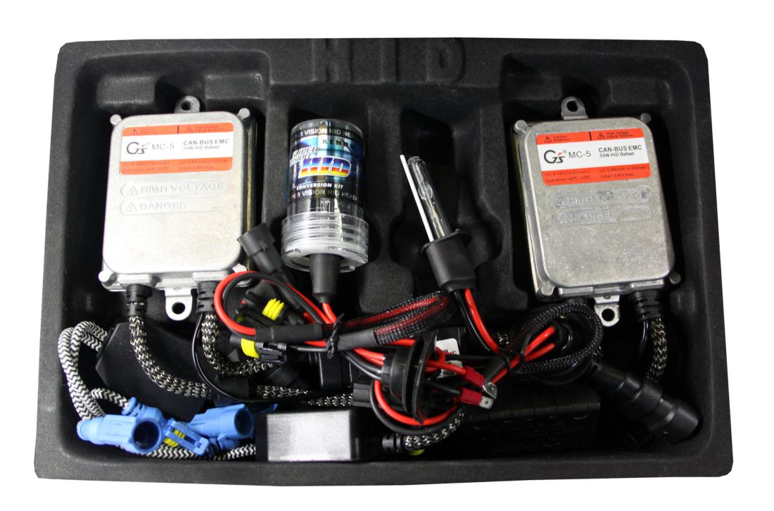 КСЕНОН КОМПЛЕКТ H1 55W 6000K -  MC5 FAST BRIGHT + CANBUS СЛИМ