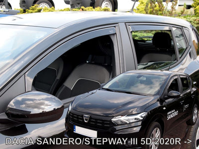 Ветробрани за DACIA SANDERO / STEPWAY (2020+) 5 врати - 4бр. предни и задни