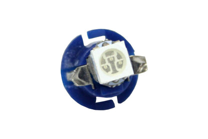 Диодна крушка тип B8.4D 12V / 2W с 1smd 5050 - синя