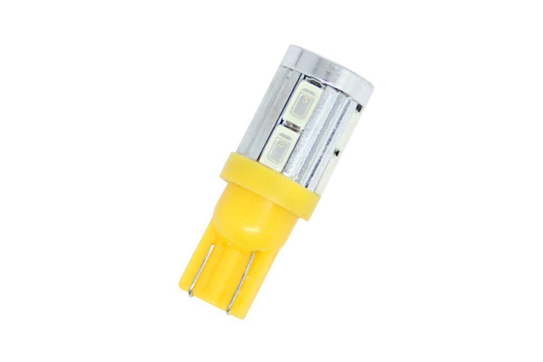Лед крушки тип T10 5W с10 SMD 5630 диода - Жълт цвят