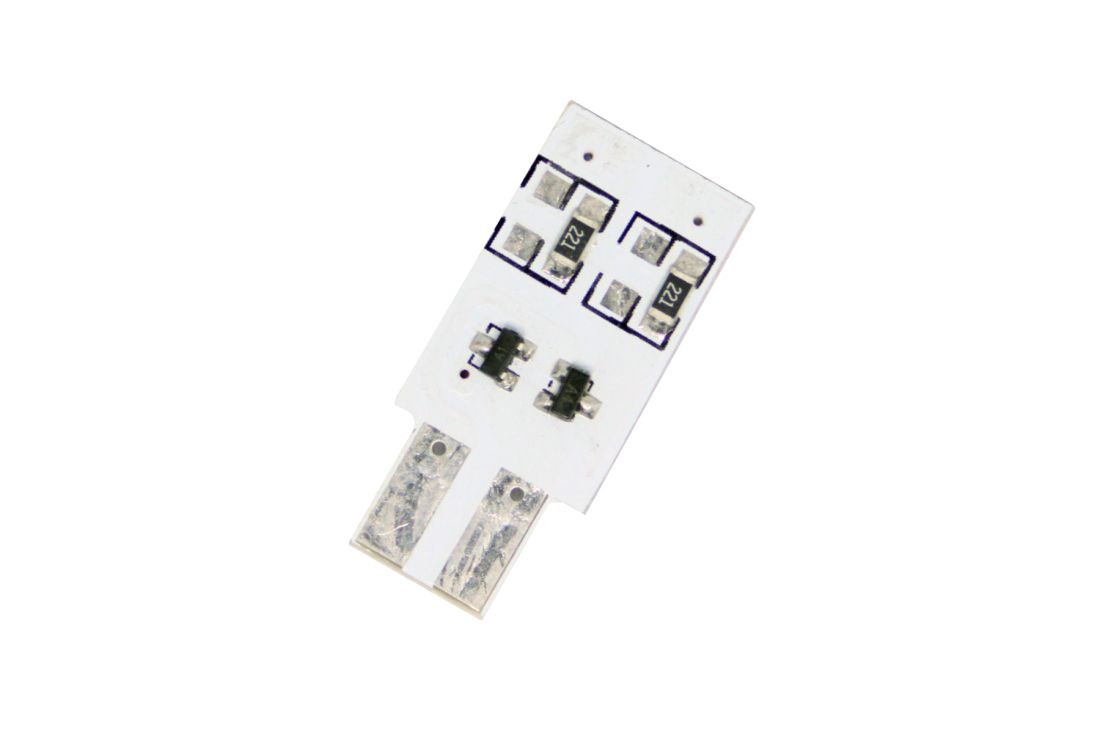 Лед крушки тип T10 с 4 SMD диода от едната страна