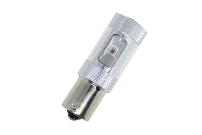 ДИОДНА КРУШКА BA15S С 6 Х 5W CREE ДИОДА И ЛУПА ЕДИНИЧНА СВЕТЛИНА ЧЕРВЕНА
