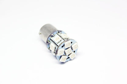 Диодна крушка тип BA15S с 13 SMD диода двойна светлина Червен