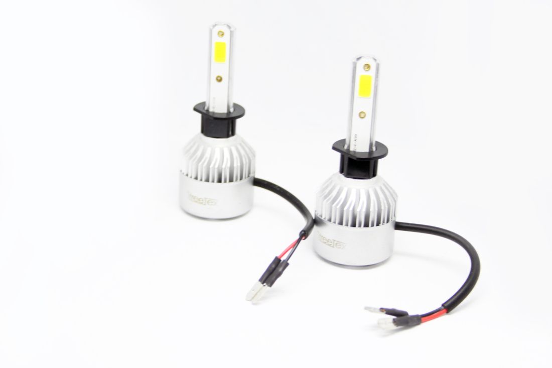 Лед крушки - Led система Н1 за фарове S2 - 7600 Лумена, 36W - COB 6000K