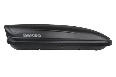 АВТОБОКС MENABO MARATHON 166X80X40CM С ЕДНОСТРАННО ОТВАРЯНЕ С КЛЮЧ, 400 ЛИТРА - ЧЕРЕН
