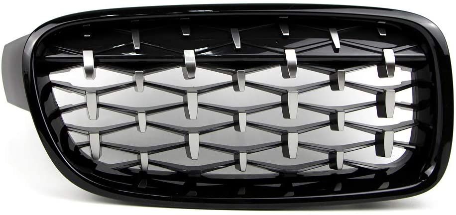 Решетки за BMW F30 (2011+) - Гланц - Diamond Design - хром / черно