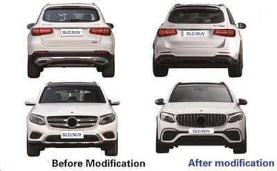 Body Kit - AMG Пакет за Mercedes GLC SUV X253  (2015-2019) - AMG S63 Design