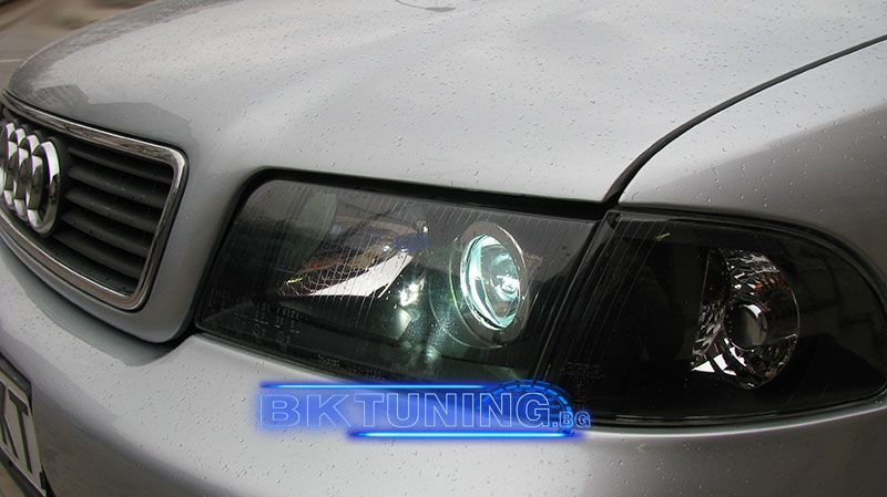 Кристални фарове  AUDI A4 (1995-1999) - черни