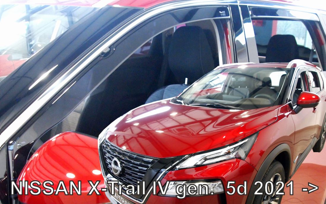 ВЕТРОБРАНИ ЗА NISSAN X-TRAIL (2021+) - 4БР. ПРЕДНИ И ЗАДНИ