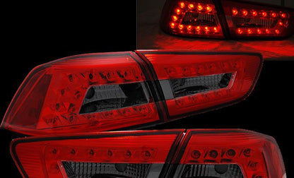 Кристални диодни стопове MITSUBISHI LANCER (08+) - опушени