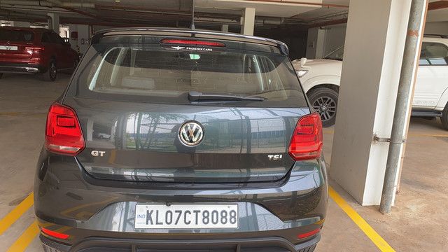 Спойлер антикрило за Volkswagen Polo (2011-2017) GT Style - черен гланц