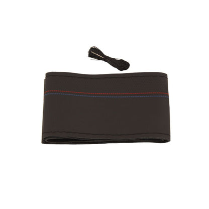 Калъф за волан за шиене - Sport - черен цвят с червени шевове