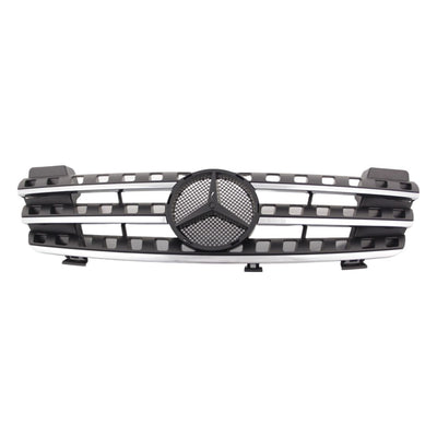 Решетка за Mercedes ML W164 (2005-2008) - черна с хромлайсни