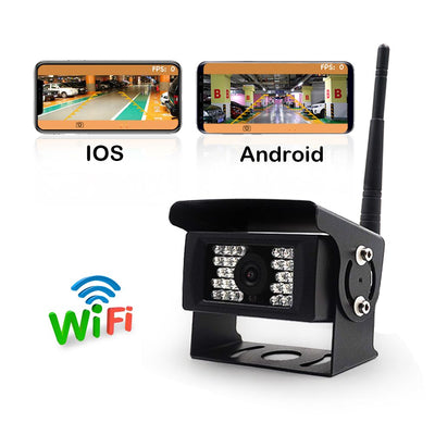 WiFi Камера за задно виждане за телефон за бус, камион, кемпер - с нощно виждане