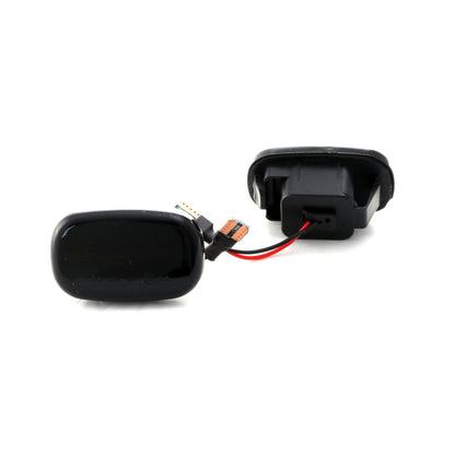 Диодни мигачи за калник за Toyota Avensis, Avensis Verso, Camry, Corolla, Celica, Carina, HiLux Picnic, Previa, Prius, Starlet, Yaris, Yaris Verso (1999-2007) - опушени с бягащ мигач
