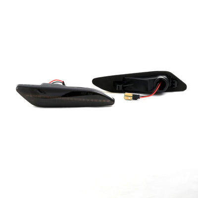 Диодни мигачи за калник за Alfa Romeo 156 / 147 (2005-2010) / Fiat Tipo (2015+) - опушени с бягащ мигач