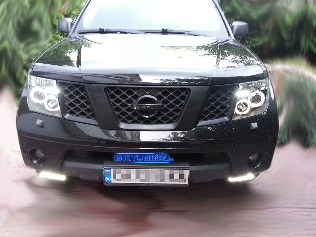 Кристални фарове за Nissan Navara / Pathfinder (2005-2009) - хром