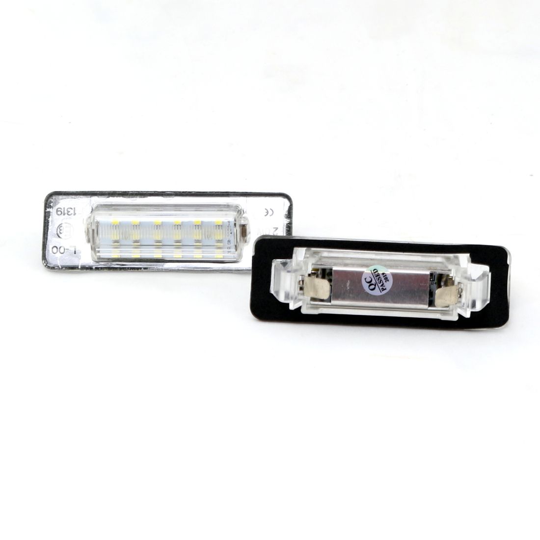 Плафони за задния номер за Mercedes W210 / W202 - диодни, 86x28 mm