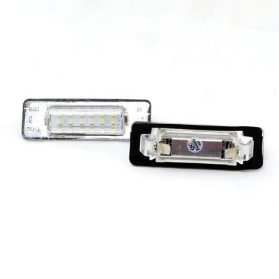 Плафони за задния номер за Mercedes W210 / W202 - диодни, 86x28 mm