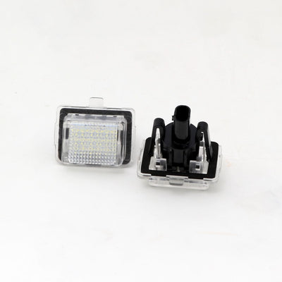 Плафони за задния номер за Mercedes W204 / W212 / C207 / W221 - с оригинална букса, 44x30 mm