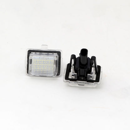 Плафони за задния номер за Mercedes W204 / W212 / C207 / W221 - с оригинална букса, 44x30 mm