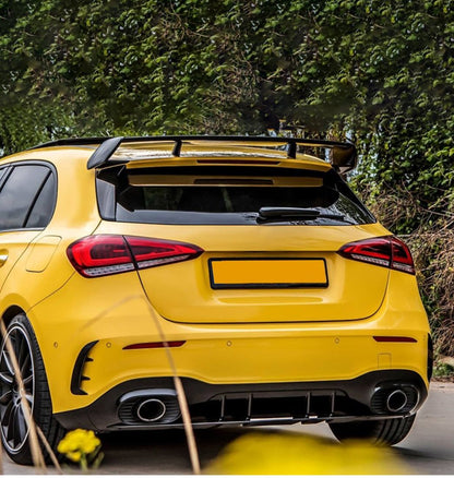 Спойлер антикрило за Mercedes W177 A-class (2019+) - черен гланц