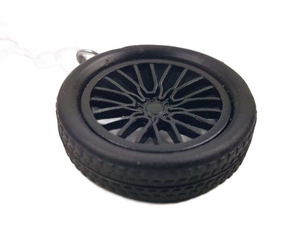 Ключодържател Алуминиева джанта - черна