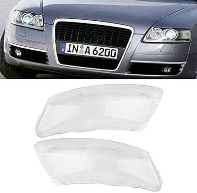 СТЪКЛА ЗА ФАРОВЕ ЗА AUDI A6 C6 (2006-2011) - К-Т 2БР.