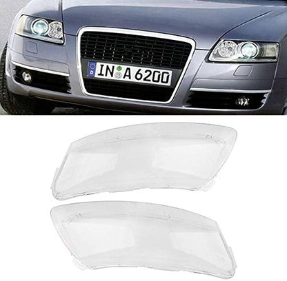 СТЪКЛА ЗА ФАРОВЕ ЗА AUDI A6 C6 (2006-2011) - К-Т 2БР.