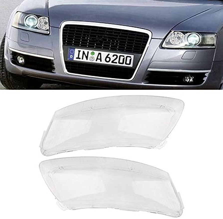 СТЪКЛА ЗА ФАРОВЕ ЗА AUDI A6 C6 (2006-2011) - К-Т 2БР.