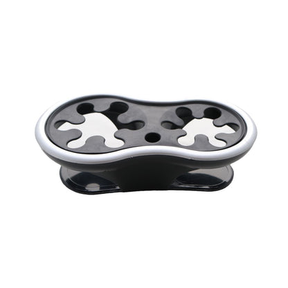 Поставка за две чаши - разклонител - черен цвят