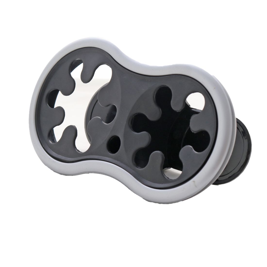 Поставка за две чаши - разклонител - черен цвят