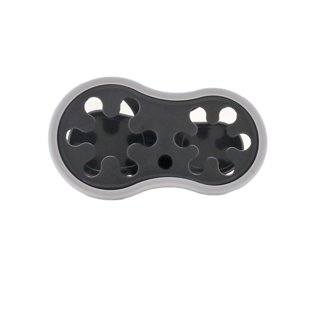 Поставка за две чаши - разклонител - черен цвят