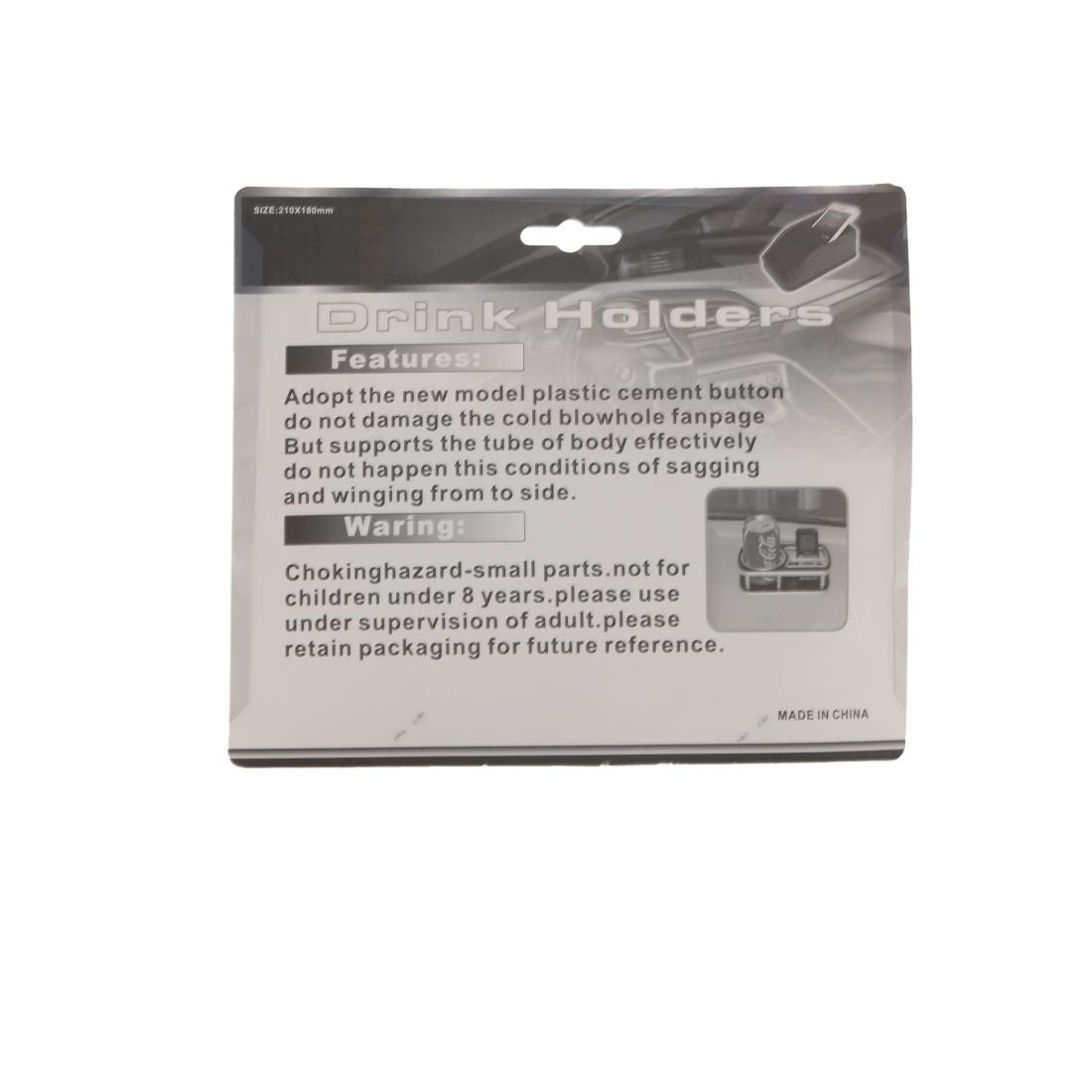 Поставка за две чаши - разклонител - черен цвят