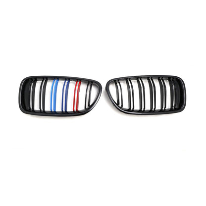 Решетки за BMW F10 / F11  (2010+) - двойни с три цвята
