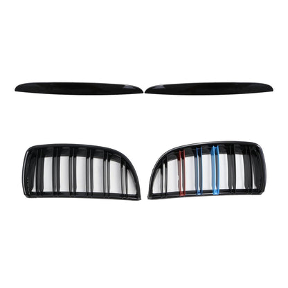 Решетки за BMW E90 (2005-2008) - двойни с три цвята