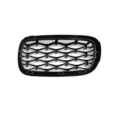 Решетки за BMW X5 F15 / X6 F16 (2013+) - Гланц - Diamond design - хром / черно