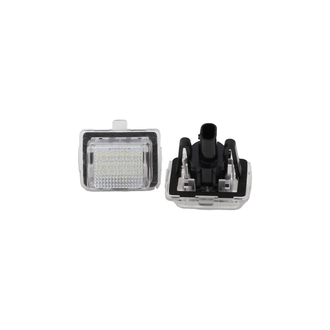 Плафони за задния номер за Mercedes W204 / W212 / C207 / W221 - с оригинална букса, 44x30 mm