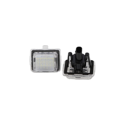 Плафони за задния номер за Mercedes W204 / W212 / C207 / W221 - с оригинална букса, 44x30 mm