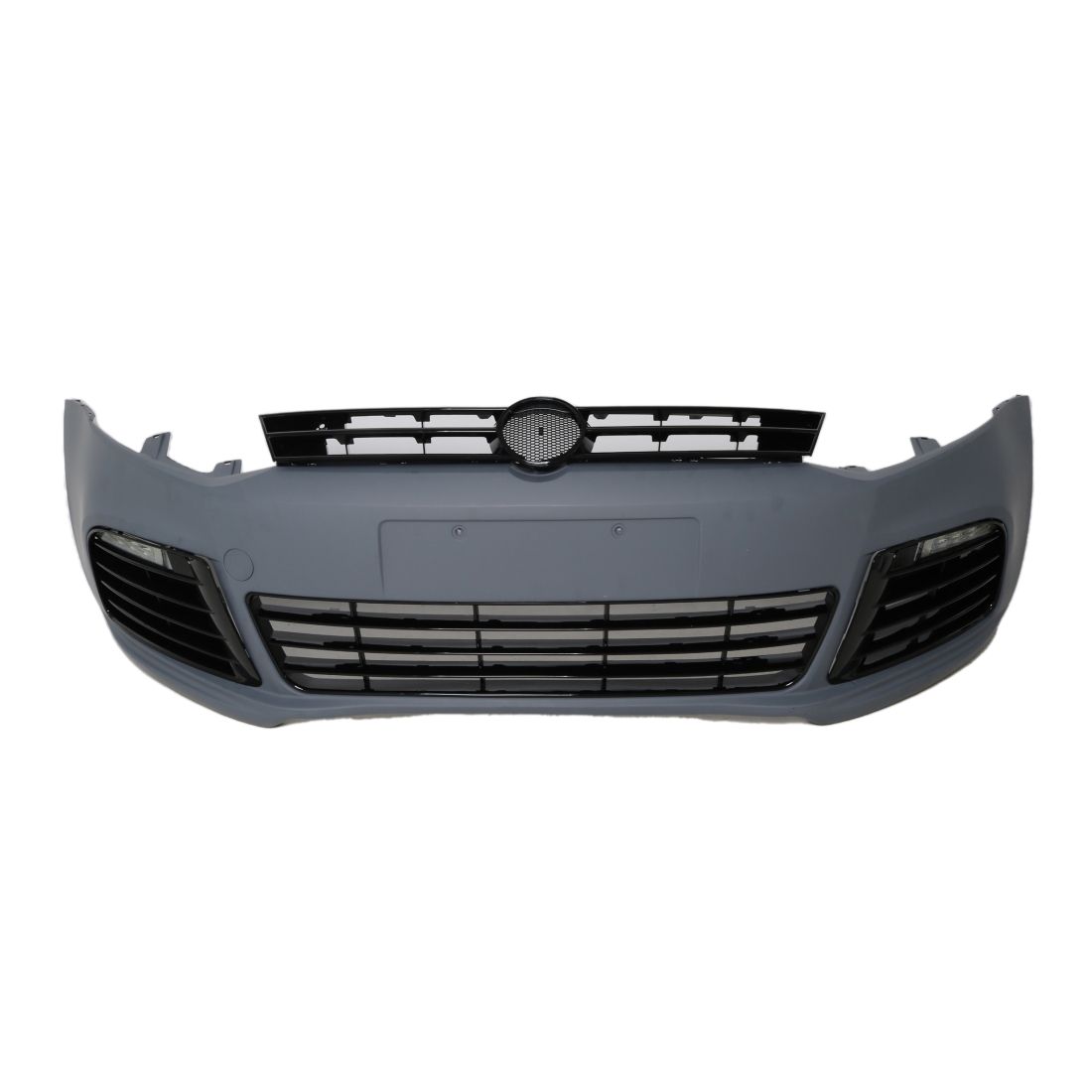 Предна броня за Volkswagen Polo (2011-2017) - R-line дизайн с дневни светлини