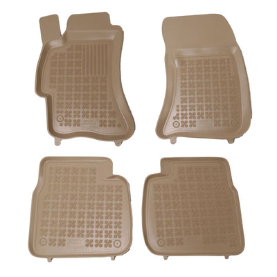 Гумени стелки Rezaw-Plast тип леген за Subaru Impreza 2007+ / Forester 2008–2013 / Legacy 2004–2009 - тип леген бежови