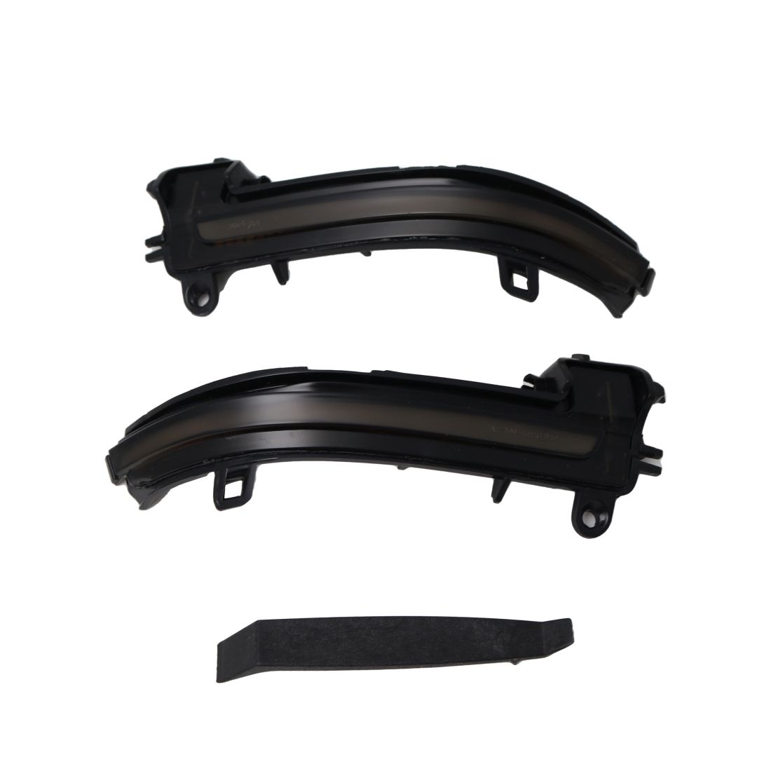 Диодни мигачи за странични огледала за BMW i3, X1 E84, E90, F20, F21, F22, F23, F30, F31, F34, F32, F33, F10, F11, F07, F01, D02, D04 (2011-2019) - опушени с бягащ мигач
