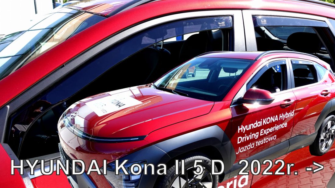 ВЕТРОБРАНИ ЗА HYUNDAI KONA (2022+) - 4БР. ПРЕДНИ И ЗАДНИ