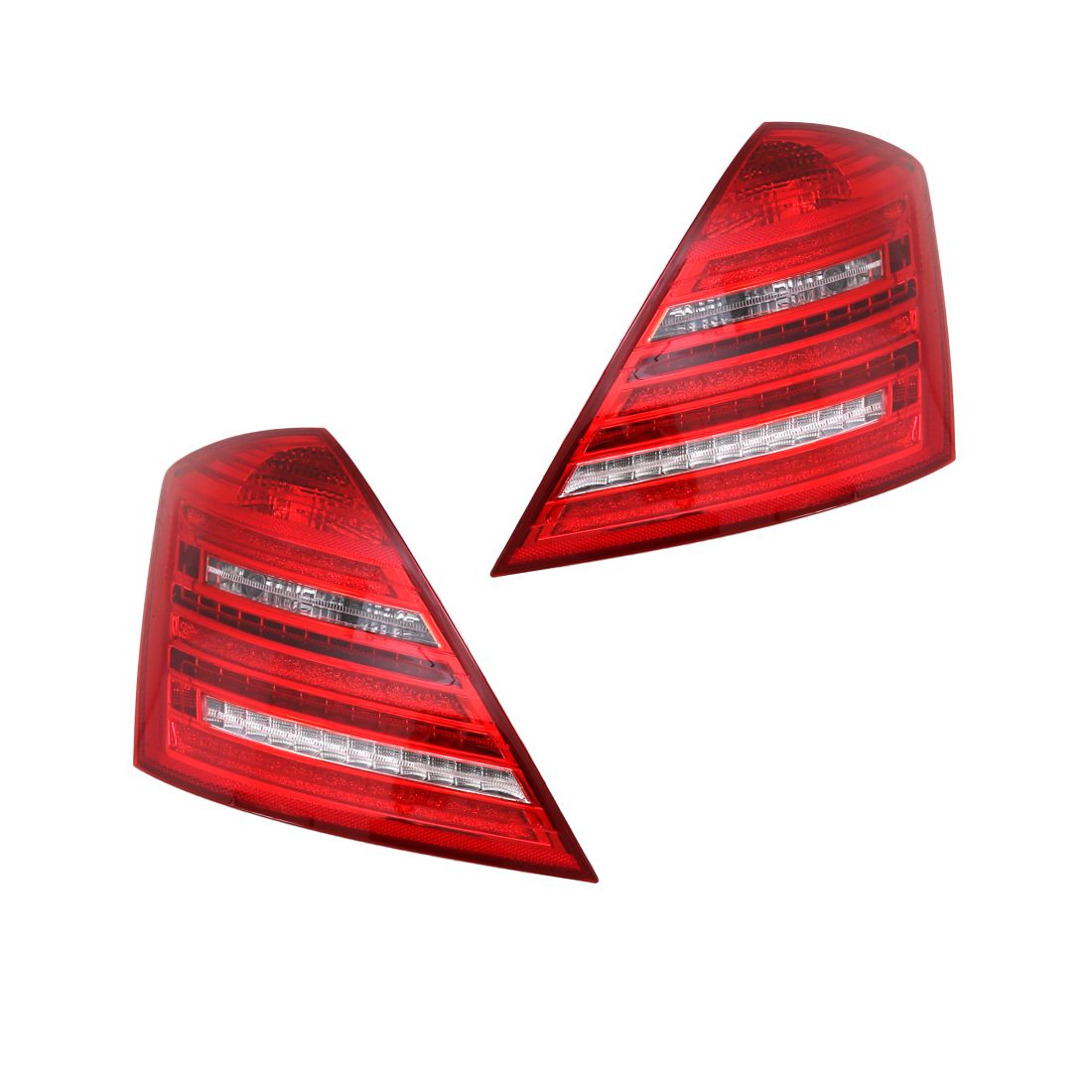 Диодни стопове за Mercedes W221 S-Class (2005-2011) - фейслифт дизайн W222 с бягащ мигач