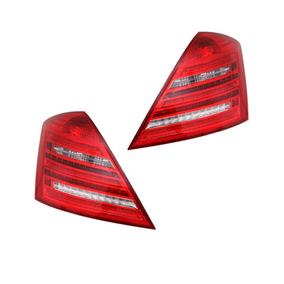 Диодни стопове за Mercedes W221 S-Class (2005-2011) - фейслифт дизайн W222 с бягащ мигач