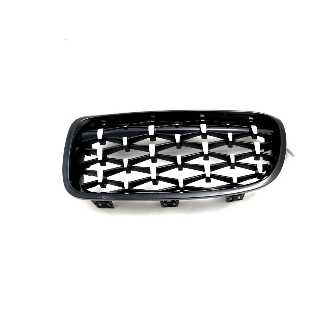 Решетки за BMW F30 (2011+) - Гланц - Diamond Design - хром / черно