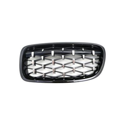 Решетки за BMW F30 (2011+) - Гланц - Diamond Design - хром / черно