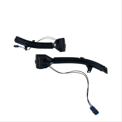 Диодни мигачи за странични огледала за BMW 5 series F10, F11, GT F07, F12, F13 (2020-2017), 7 series F01 (2008-2015) - опушени с бягащ мигач